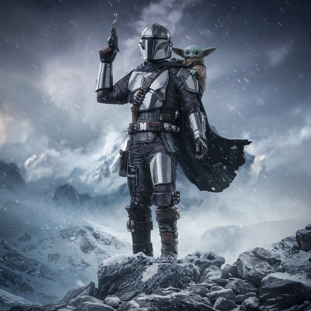 Figurine: The Mandalorian & Grogu - Art Scale Statue 1/10 The Mandalorian and Grogu 25 cm