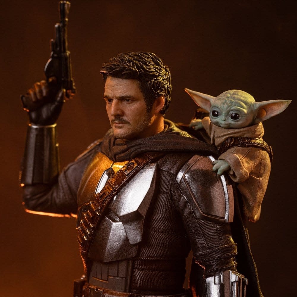 Figurine: The Mandalorian & Grogu - Art Scale Statue 1/10 The Mandalorian and Grogu 25 cm