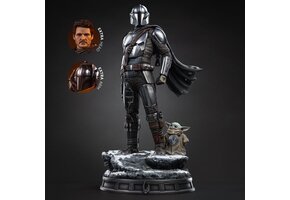 Figurine: The Mandalorian & Grogu - Legacy Replica Statue 1/4,  57 cm