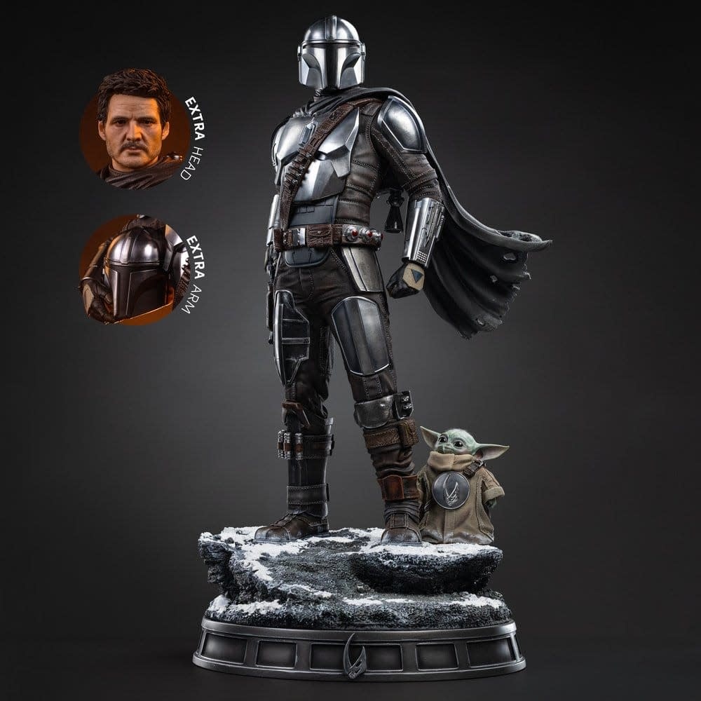Figurine: The Mandalorian & Grogu - Legacy Replica Statue 1/4,  57 cm