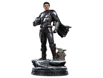Figurine: The Mandalorian & Grogu - Legacy Replica Statue 1/4,  57 cm