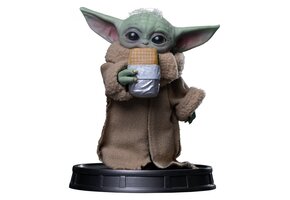 Figurine:The Mandalorian & Grogu-Grogu Collection Statue- Grogu Food Cart Snack