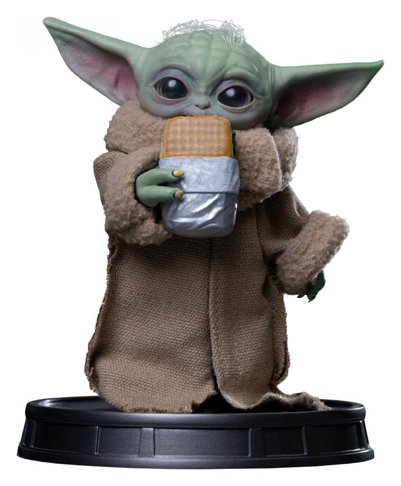 Figurine:The Mandalorian & Grogu-Grogu Collection Statue- Grogu Food Cart Snack