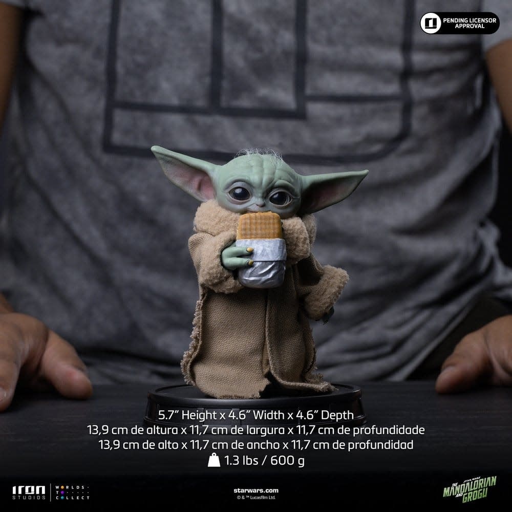 Figurine:The Mandalorian & Grogu-Grogu Collection Statue- Grogu Food Cart Snack