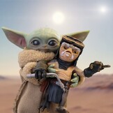 Figurine: The Mandalorian & Grogu Grogu - Collection Statue - Grogu No Squeezy