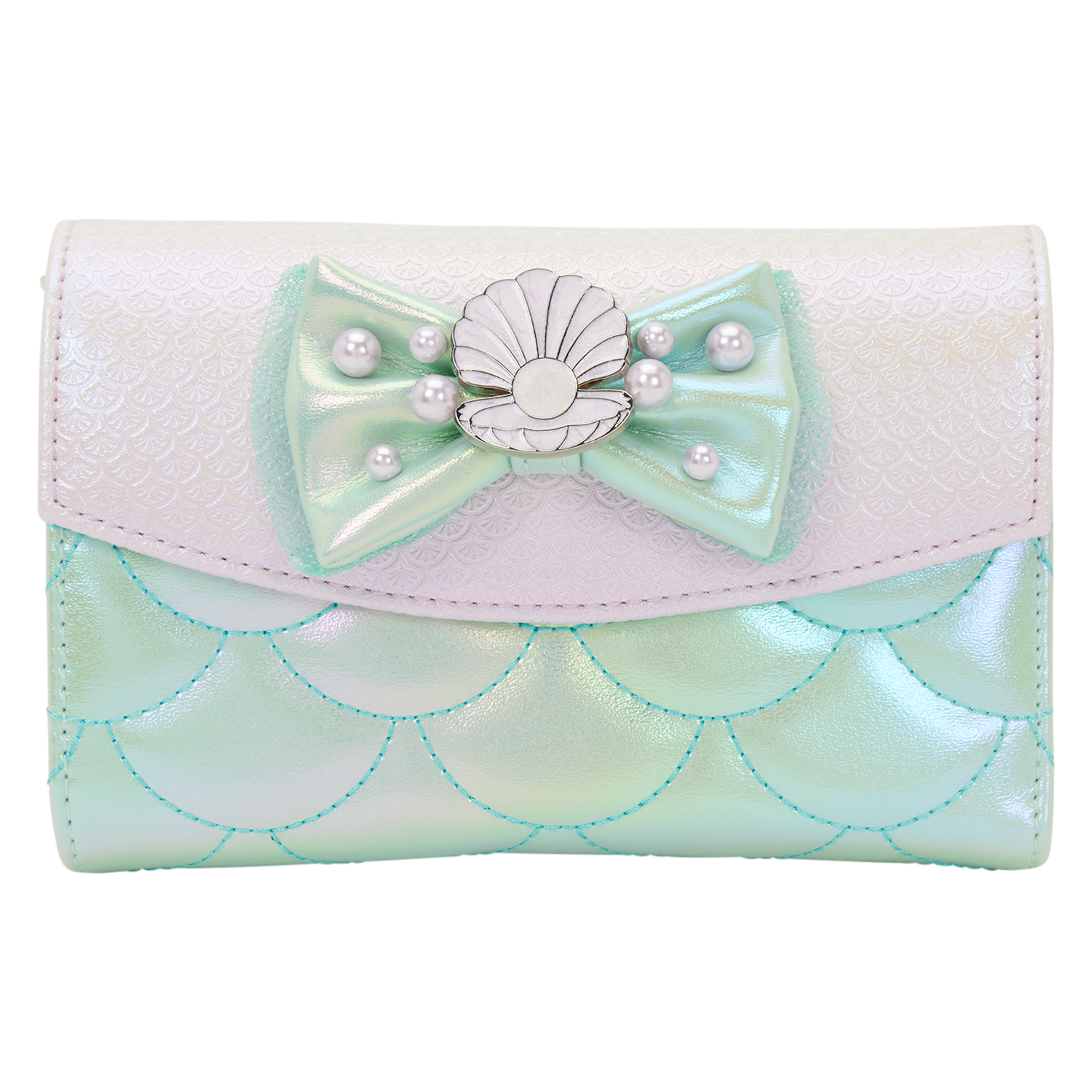 Portemonnee: The Little Mermaid -Iridescent - Pearl Flap Wallet