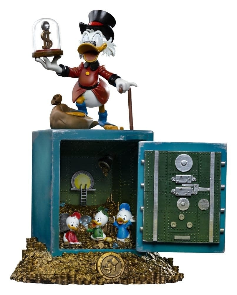 Figurine: Scrooge Mc Duck and Nephews - Duck Tales 30 cm