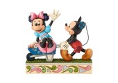 Figurine: Mickey & Minnie Mouse - Wheelbarrow