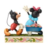 Figurine: Mickey & Minnie Mouse - Wheelbarrow
