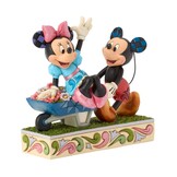 Figurine: Mickey & Minnie Mouse - Wheelbarrow