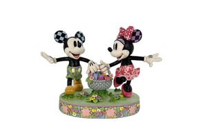Figurine: Mickey & Minnie Mouse - Easter