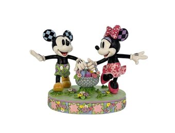 Figurine: Mickey & Minnie Mouse - Easter