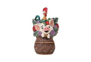 Figurine: Pua & Hei Hei (Moana) - Basket