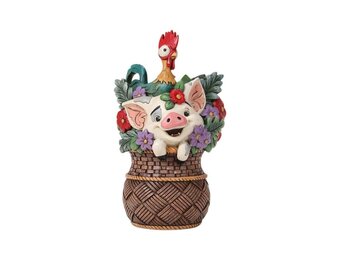 Figurine: Moana - Pua & Hei Hei Basket