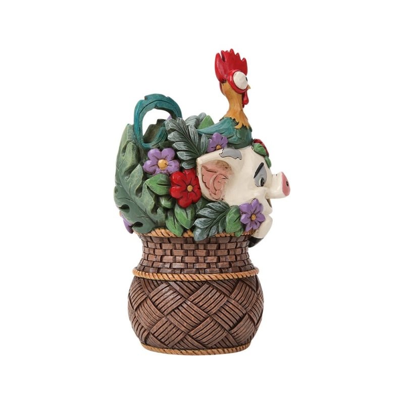 Figurine: Pua & Hei Hei (Moana) - Basket