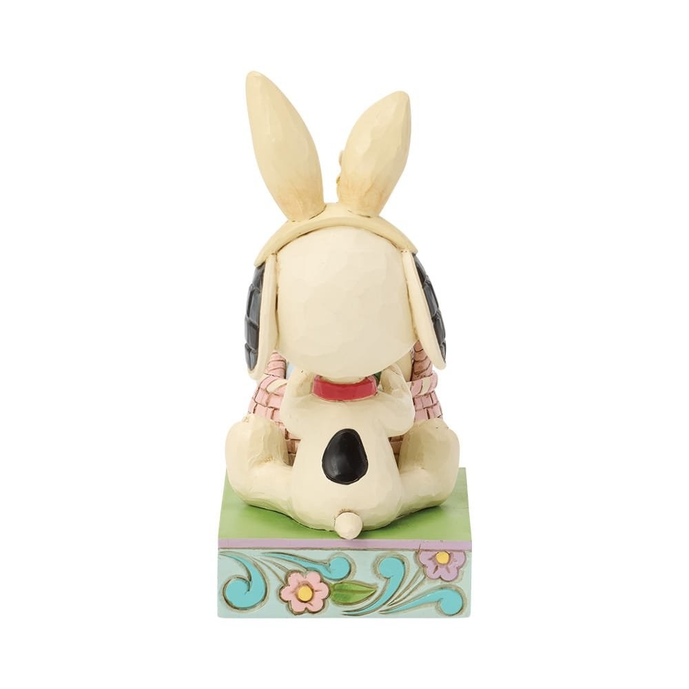 Figurine: Peanuts- Snoopy Basket Eggs