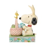 Figurine: Peanuts- Snoopy Basket Eggs