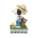 Figurine: Peanuts - Snoopy Flower Basket