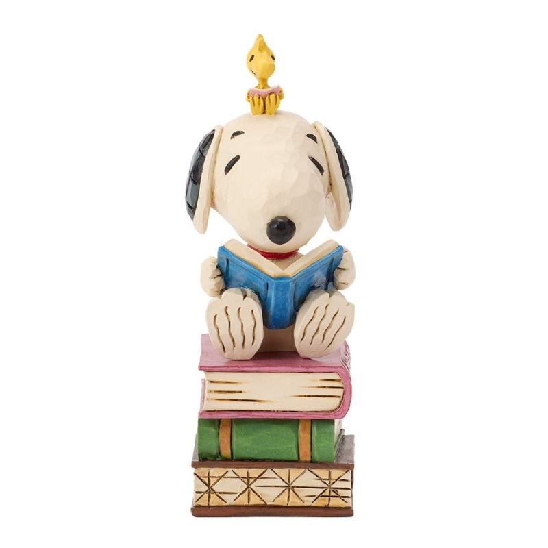 Figurine: Snoopy - Stacked Books