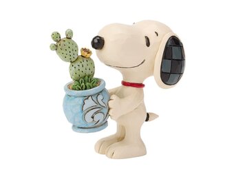 Figurine: Peanuts - Snoopy With Plant