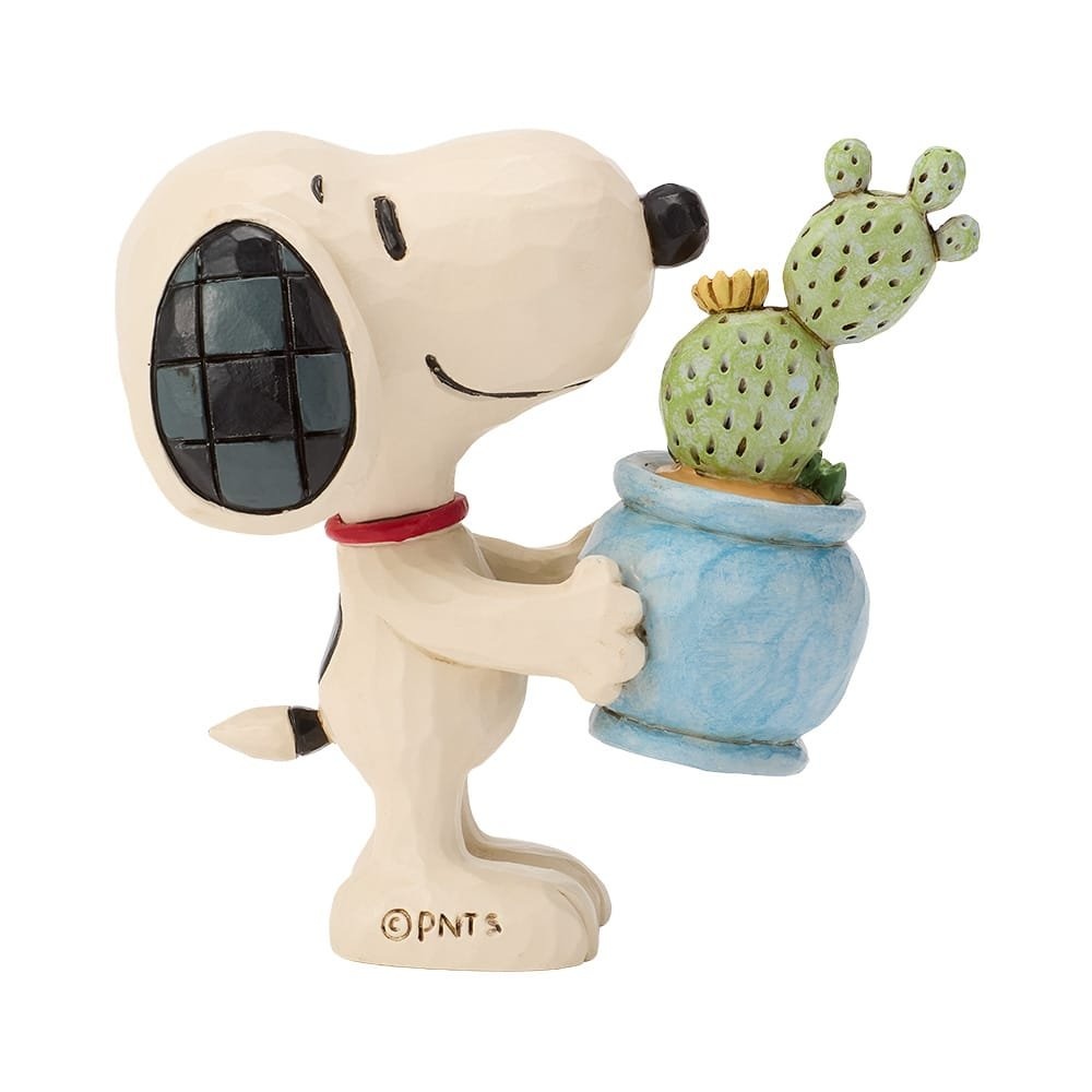 Figurine: Peanuts - Snoopy With Plant