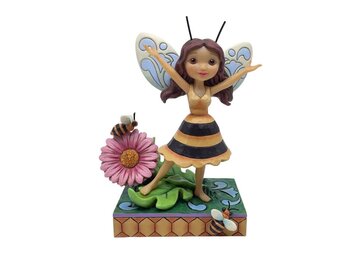 Figurine: Bumblebee Fairy -  by Heartwood Creek