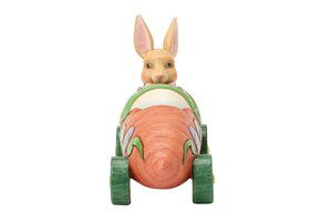 Figurine: Bunnies On Parade Carrot Car by Heartwood Creek