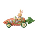 Figurine: Bunnies On Parade Carrot Car by Heartwood Creek