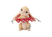 Figurine: Bunny With Garland - by Heartwood Creek