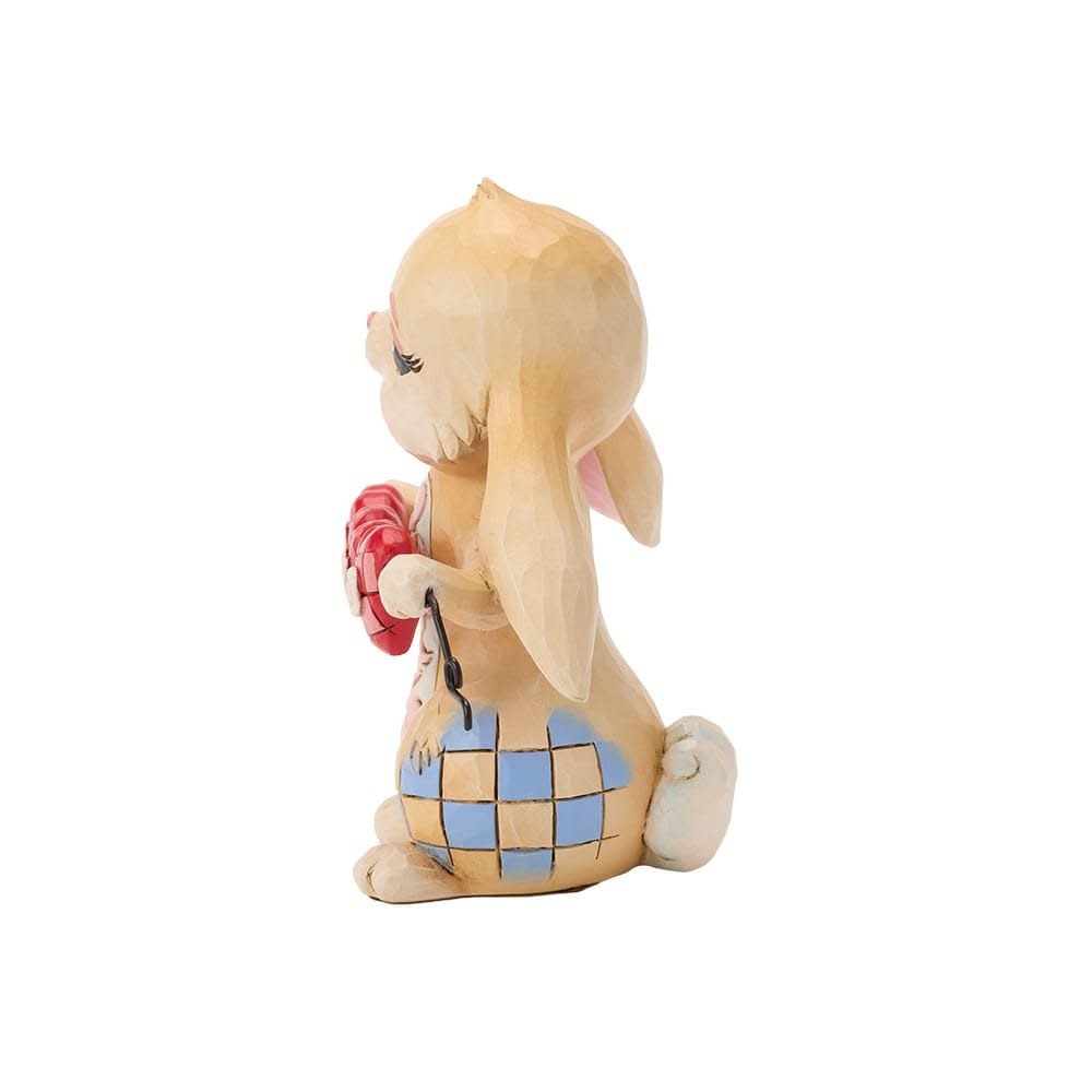 Figurine: Bunny With Garland - by Heartwood Creek