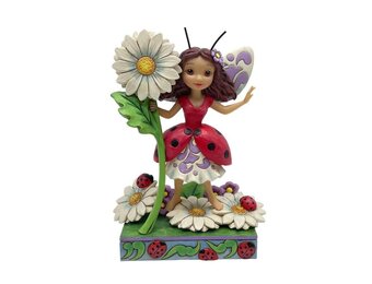 Figurine: Ladybug Fairy - by Heartwood Creek