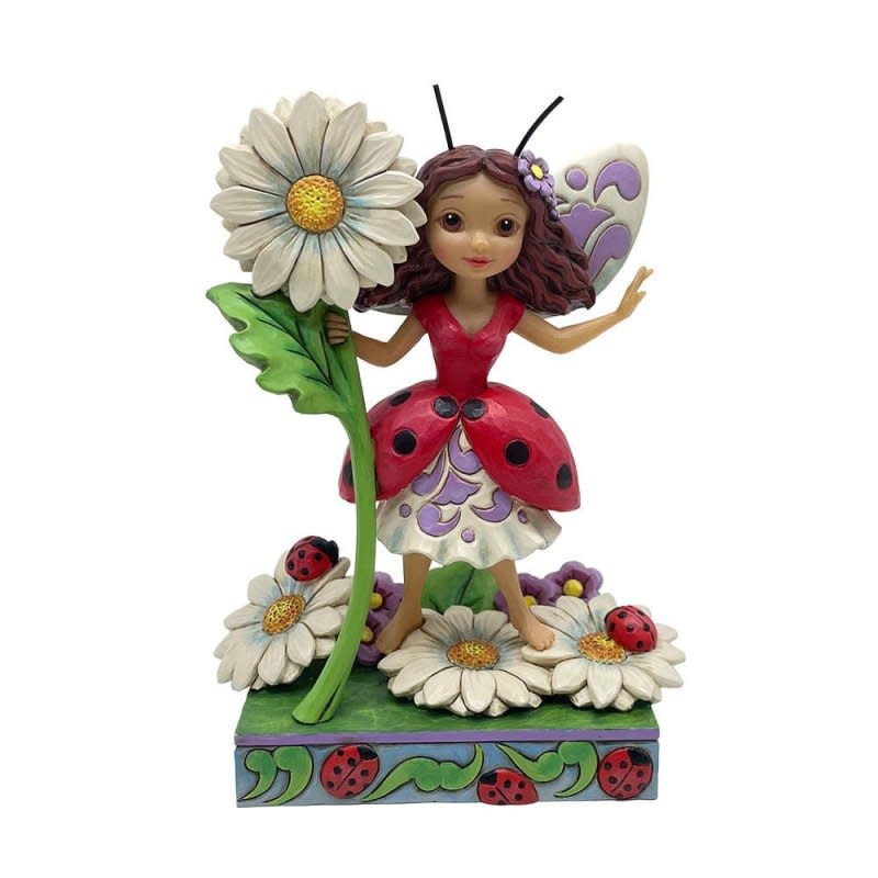 Figurine: Ladybug Fairy - by Heartwood Creek