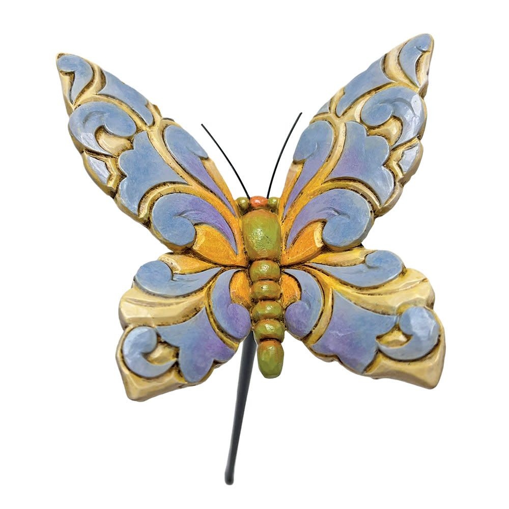 Plantsteker: Plant Stake Butterfly Figurine by Heartwood Creek
