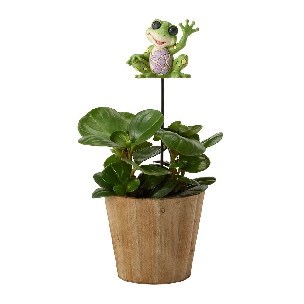 Plantsteker: Plant Stake Frog Figurine by Heartwood Creek