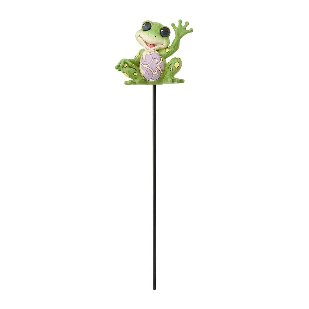 Plantsteker: Plant Stake Frog Figurine by Heartwood Creek