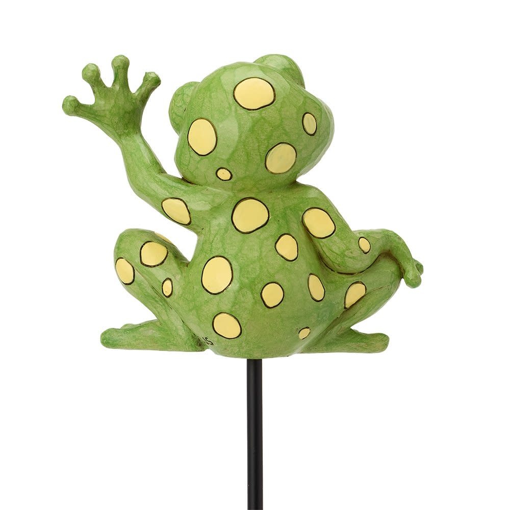 Plantsteker: Plant Stake Frog Figurine by Heartwood Creek