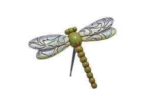 Plantsteker: Plant Stake Dragonfly Figurine by Heartwood Creek