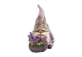 Gnome: W Basket Of Lilac