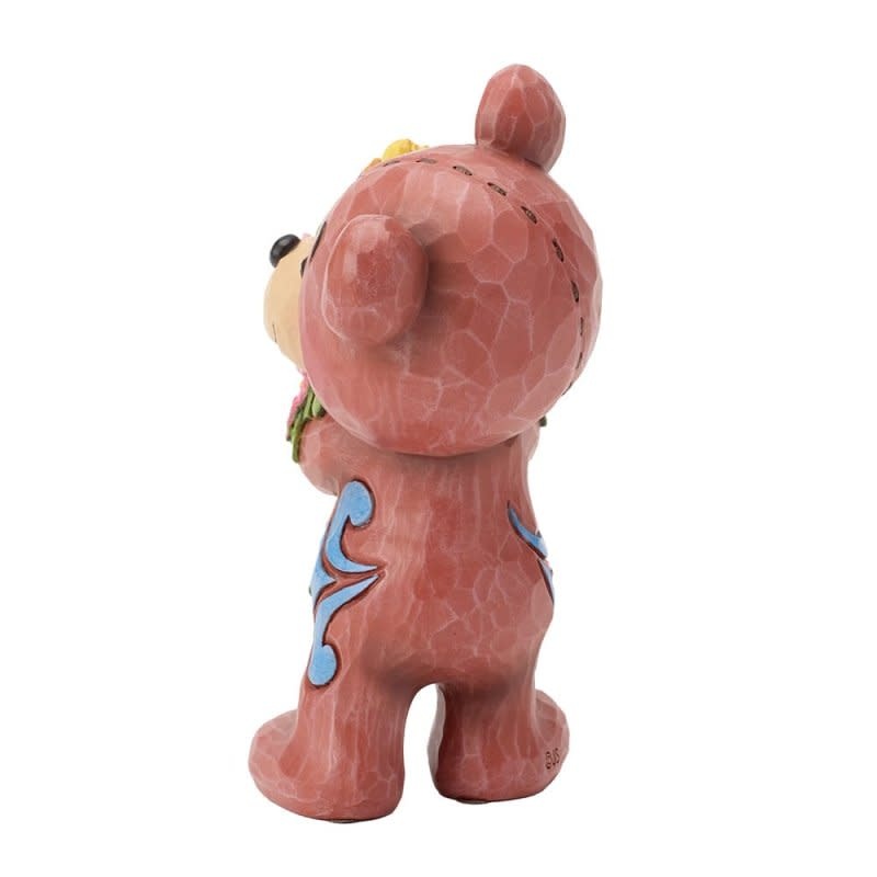 Figurine: Teddy Bear With Bouquet by Heartwood Creek