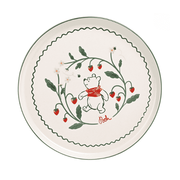 Bord: Winnie The Pooh – Klein Bord Aardbeien