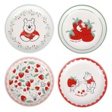 Borden : Winnie the Pooh - Aardbei -Set van 4