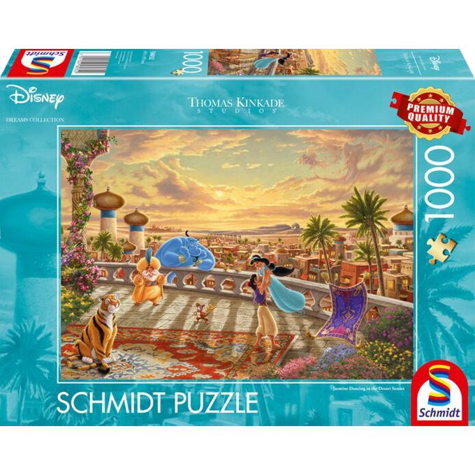Puzzel:  Jasmine - dancing in the desert - 1000 stukjes