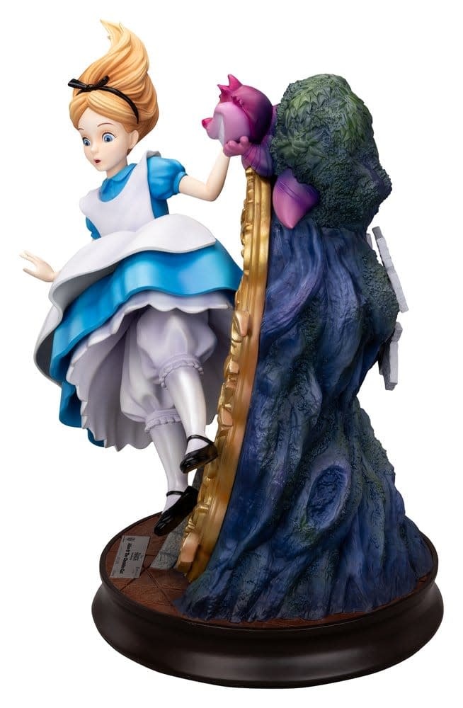 Figurine: Alice in Wonderland - Master Craft Statue Alice & The Cheshire Cat 40 cm
