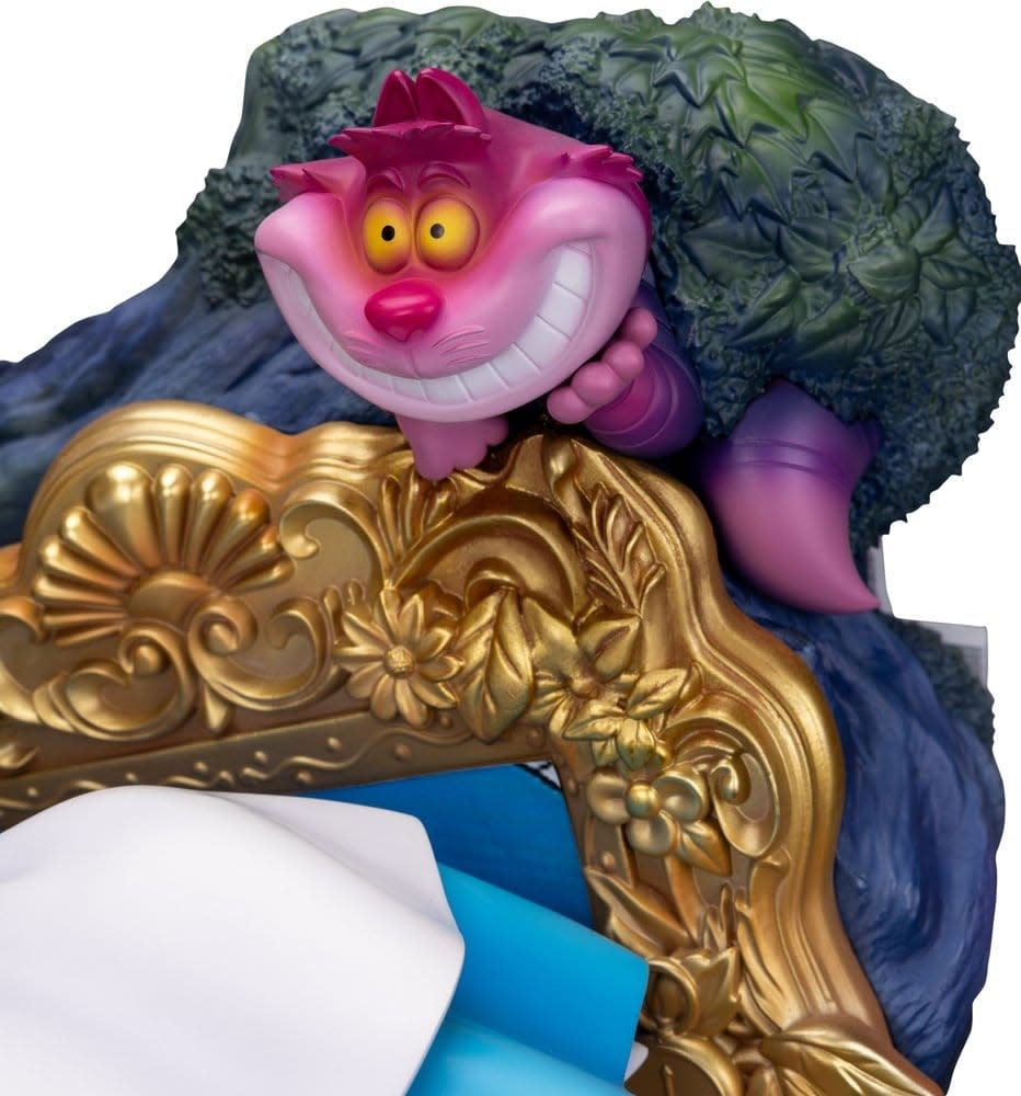 Figurine: Alice in Wonderland - Master Craft Statue Alice & The Cheshire Cat 40 cm