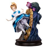 Figurine: Alice in Wonderland - Master Craft Statue Alice & The Cheshire Cat 40 cm