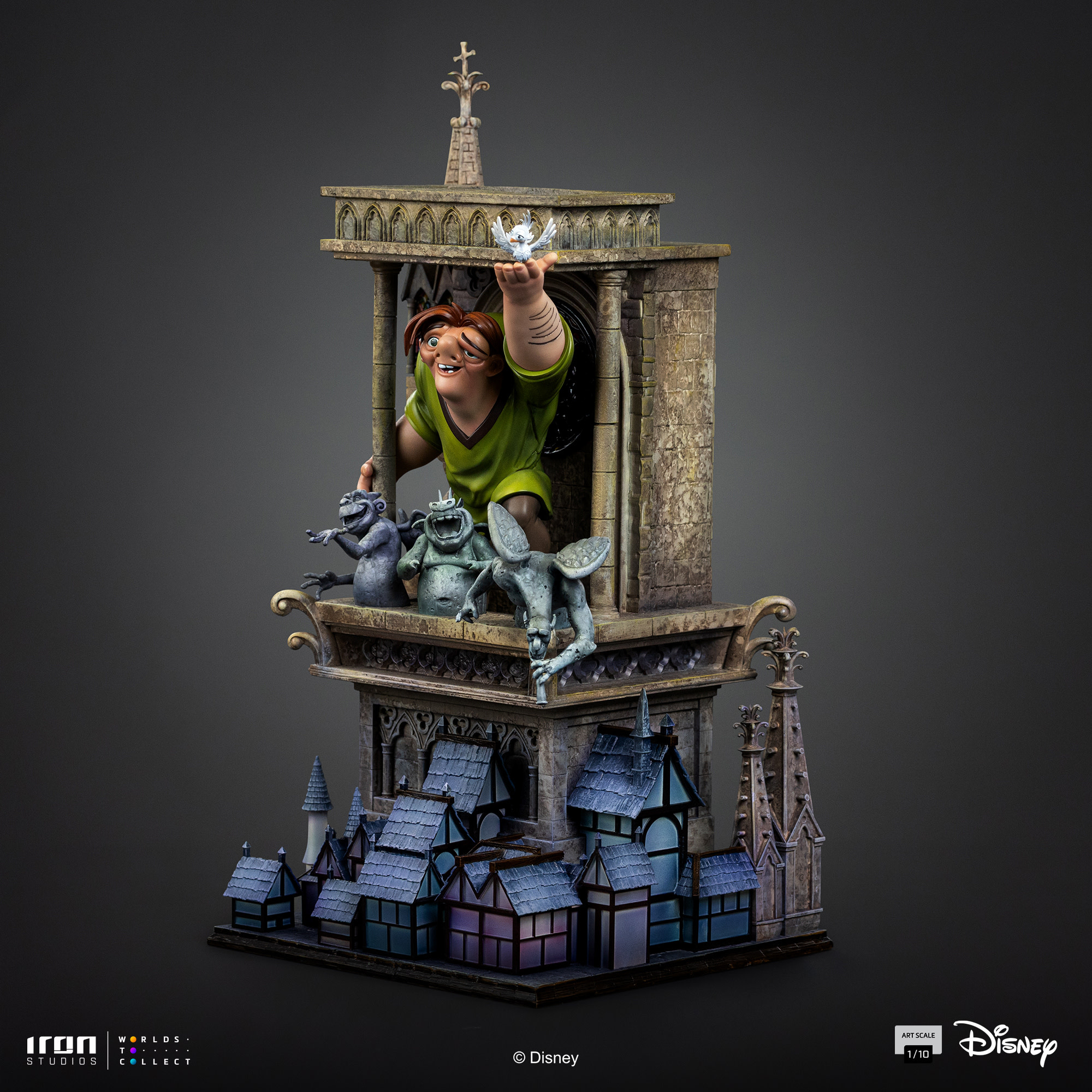 Figurine:  Quasimodo - The Hunchback of Notre Dame - Art Scale 1/10 - Iron Studios