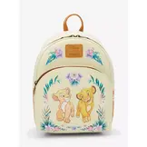 Backpack: Disney -The Lion King -Simba & Nala Floral - Mini