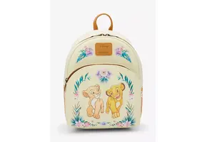 Backpack: Disney -The Lion King -Simba & Nala Floral - Mini