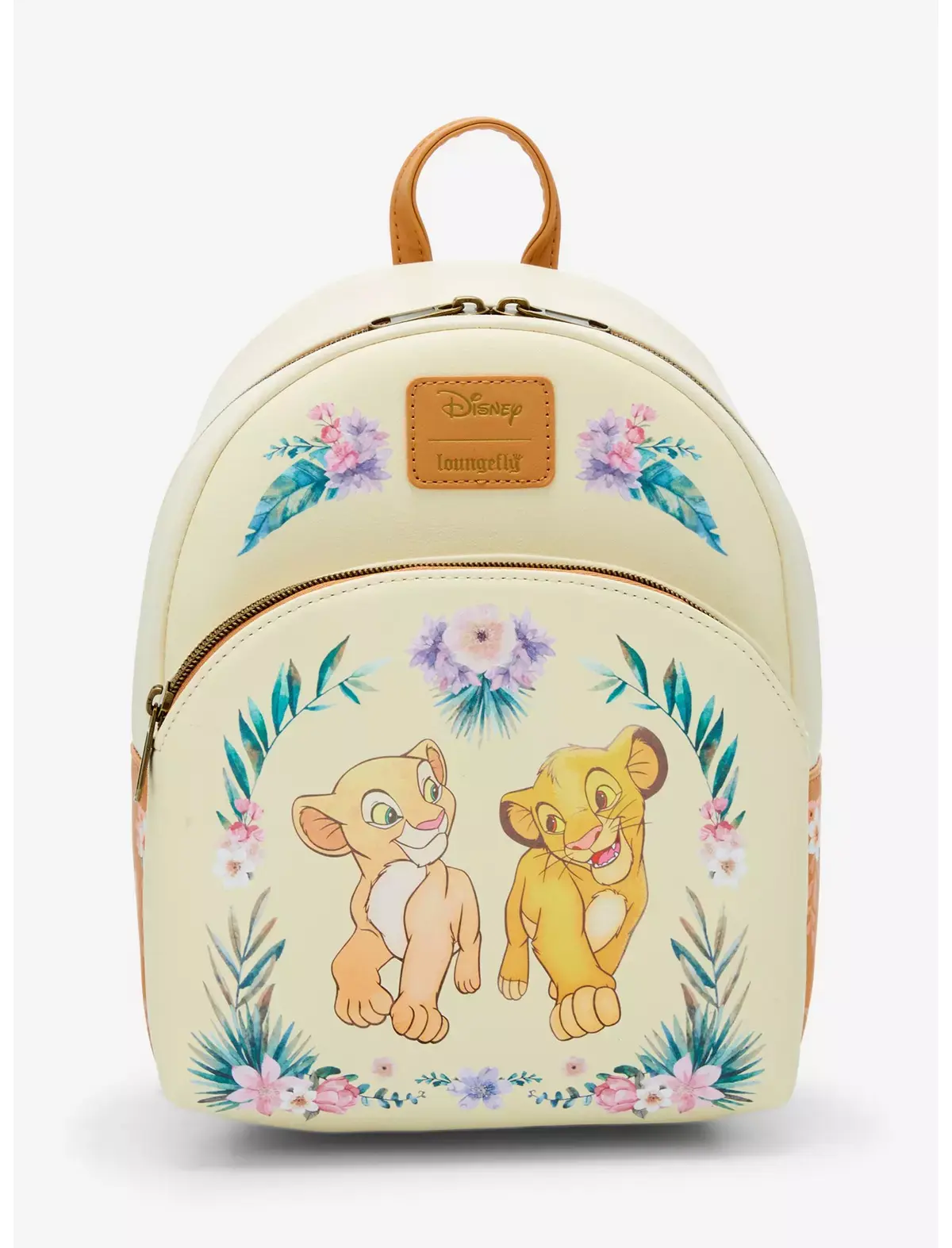 Backpack: Disney -The Lion King -Simba & Nala Floral - Mini