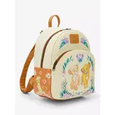 Backpack: Disney -The Lion King -Simba & Nala Floral - Mini